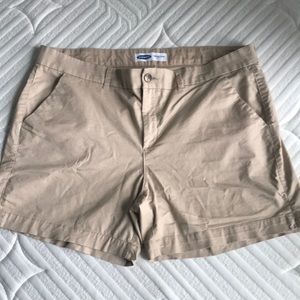 Khaki shorts from Old Navy size 18
